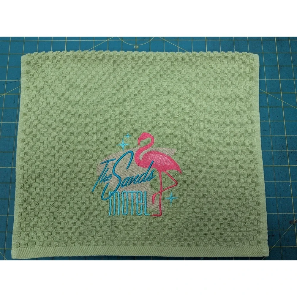 The Sands Hotel Retro Mid Century Modern Kitchen Bath Bar Towel Great Gift Idea!